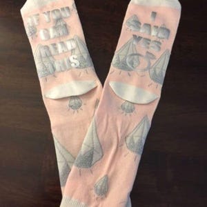 Customizable Bridal Socks: Diamond Sparkle, Engagement Gift