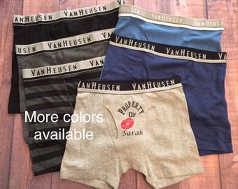 PERSONALIZED Boxers, BOYFRIEND BIRTHDAY gift, 2nd Wedding Anniversary Gift, Funny Gift for him, Husband Gift, Groom Boxers