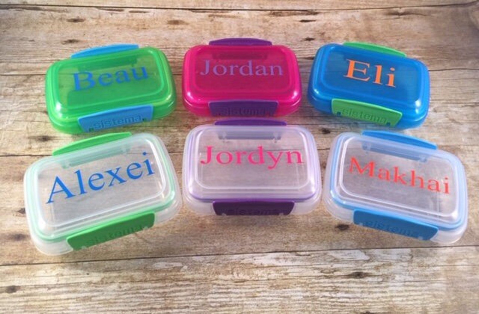 Personalized Lunch Kit Kids Personalized Lunch Box Kids Back | Etsy