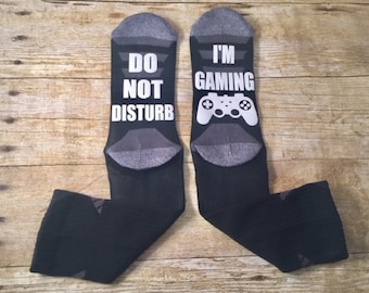 Do Not Disturb Gaming Socks: Gift for Gamers