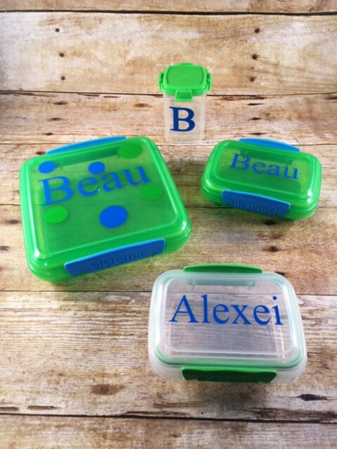 Personalized Lunch Kit Kids Personalized Lunch Box Kids Back | Etsy