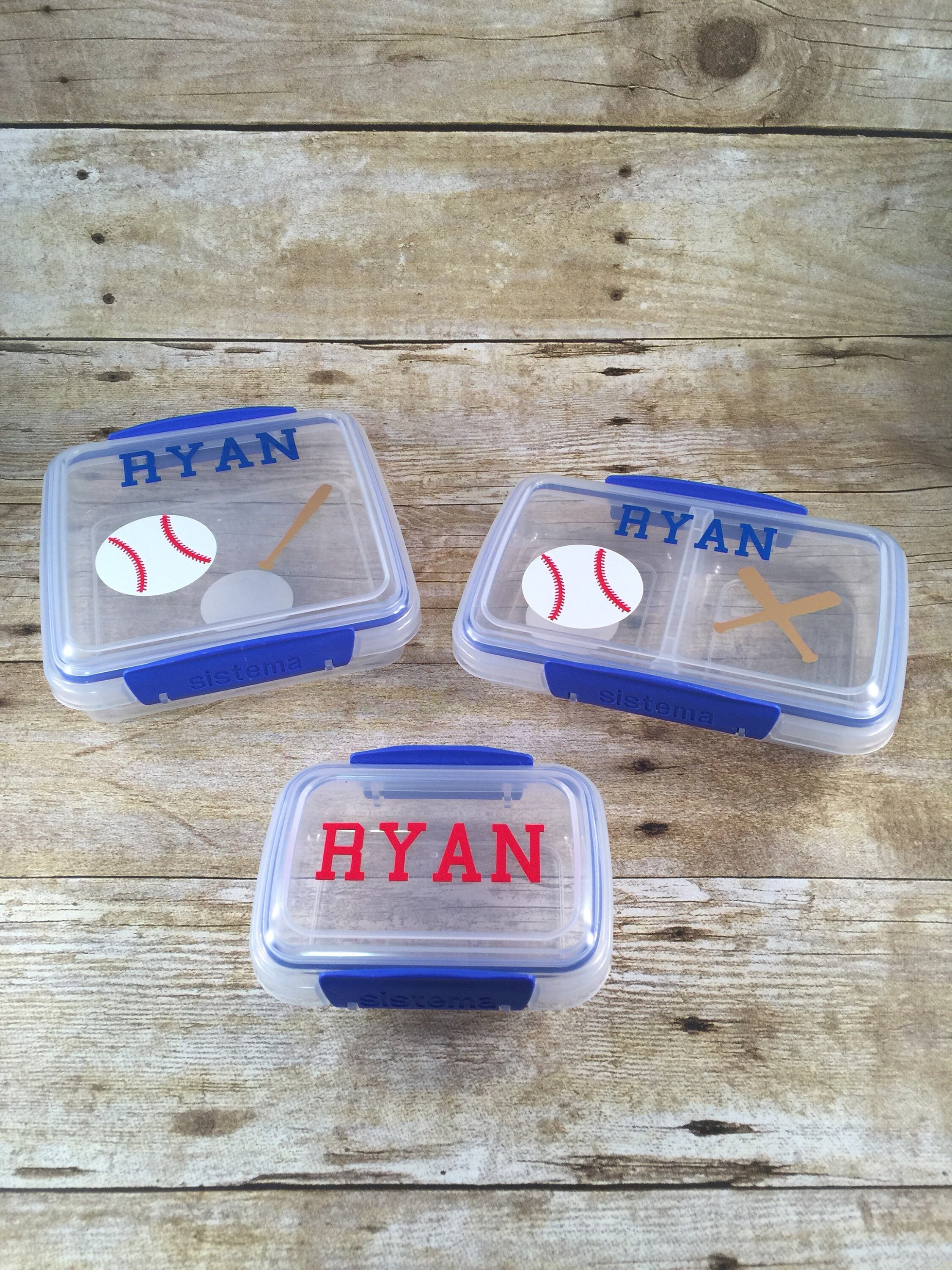 Personalized Lunch Box Back to School Sports Birthday Party Etsy