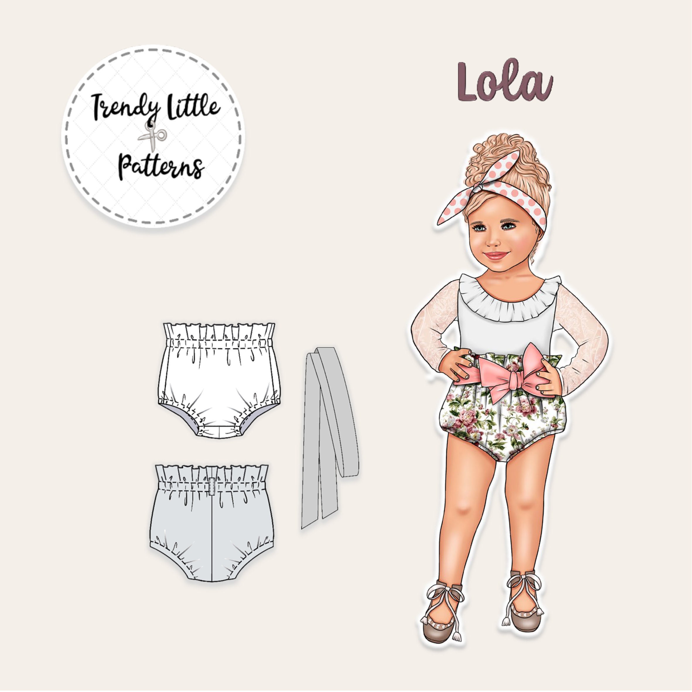 Baby Toddler Bloomers Pattern High Waisted Bloomer PDF Baby | Etsy