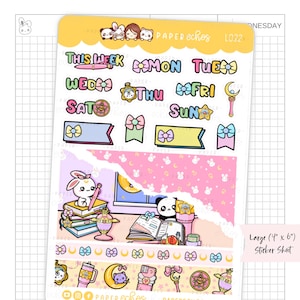 Moon Prism Power / Cancelleria / Adesivi per il diario / Penna stilografica e inchiostro / Kawaii / Adesivi per il diario con personaggi carini / L032