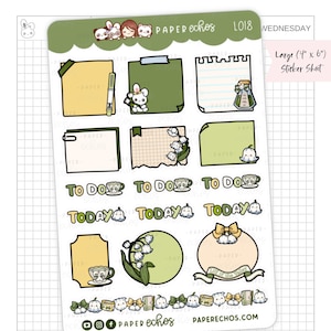 Maiglöckchen / Briefpapier / Floral Sticker / Füllfederhalter & Tinte / Kawaii / Funktionale Planer Aufkleber / Niedlicher Charakter / L018