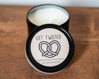 Philly Pretzel Handmade Hand Poured Soy Candle | Soy Candle | Philadelphia Gift | Philadelphia Candle