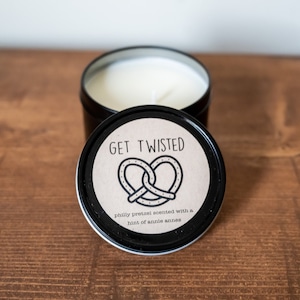 Philly Pretzel Handmade Hand Poured Soy Candle | Soy Candle | Philadelphia Gift | Philadelphia Candle
