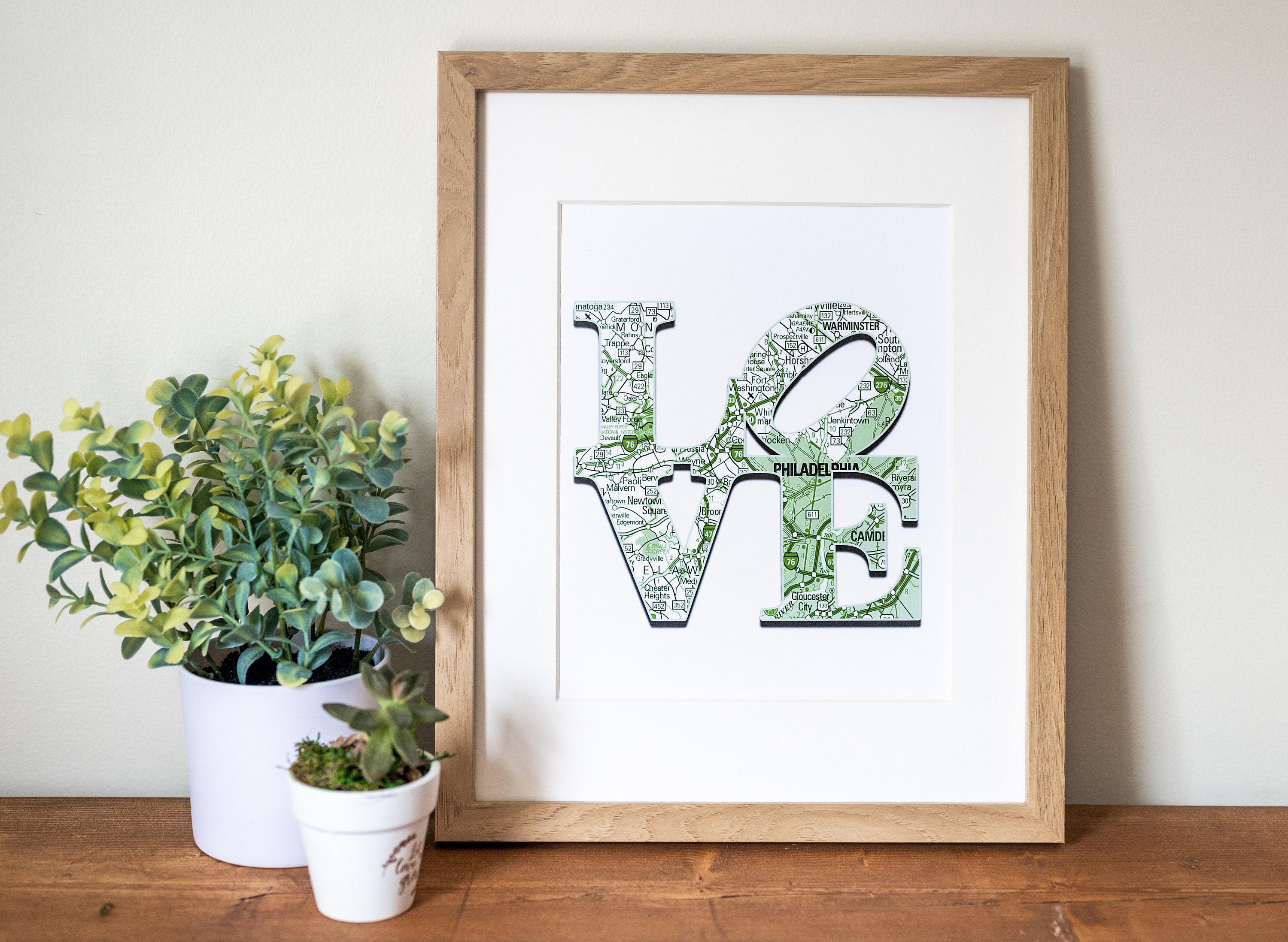Liebe Print | Philly Druck | Philadelphia Eagles | Karton Druck | Kunstdruck