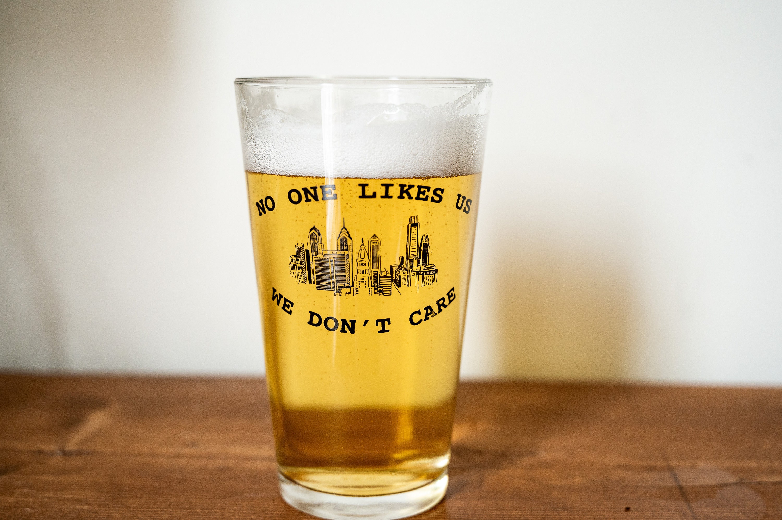 Philadelphia Beer Glass Philadelphia Beer Beer Lover Etsy