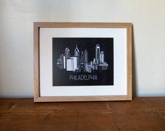 Philadelphia Skyline | Philadelphia Artwork | Philly Print | Philadelphia Print | Art Print | Wall Art | Housewarming gift