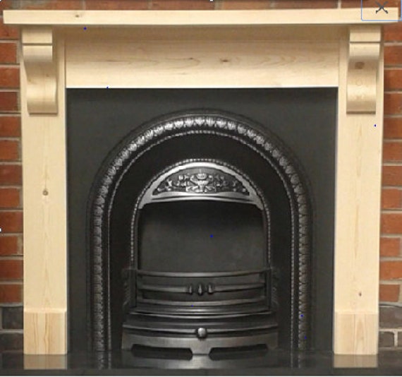 Pine Fire Surround With a 45mm Chunky Top . We Do Made to - Etsy