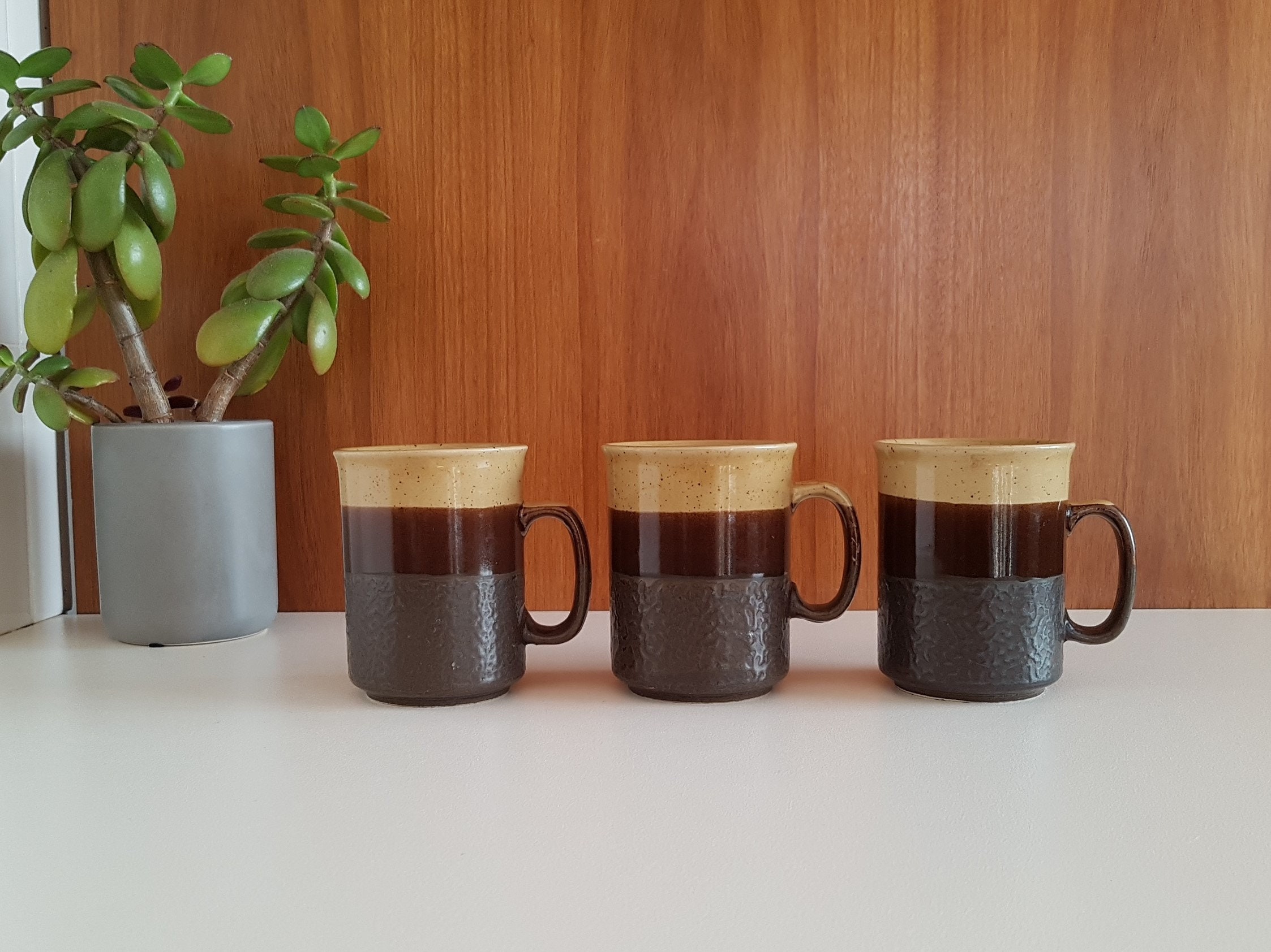 Handmade Ceramic Star & Stripe Mugs Unique Personalized Coffee Mugs Earthy  Pottery Mugs Pottery Mug Coffee Mug Handmade Texture Organic Mugs 