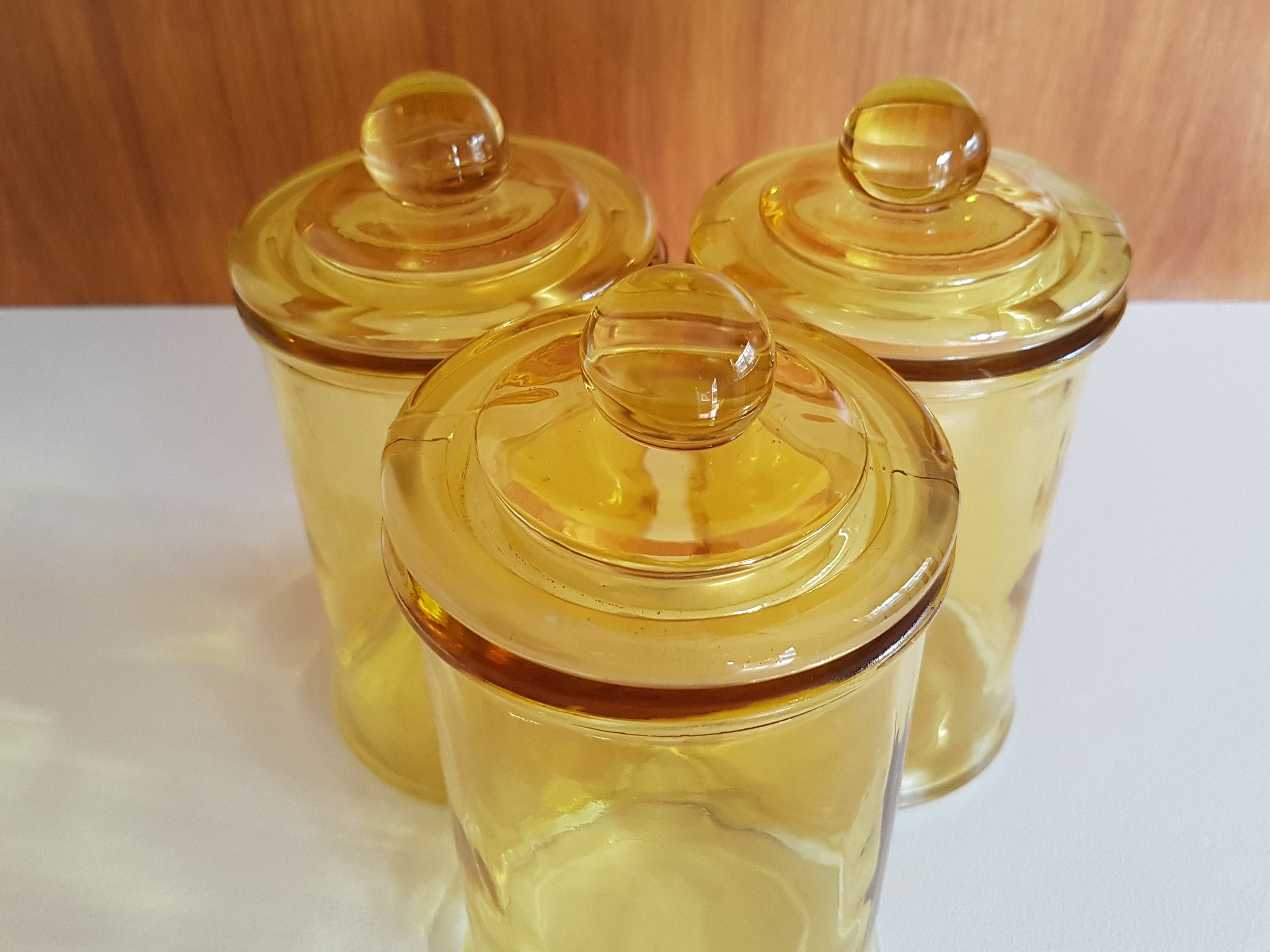 Vintage como nuevo conjunto de 3 grandes botes de cocina de | Etsy