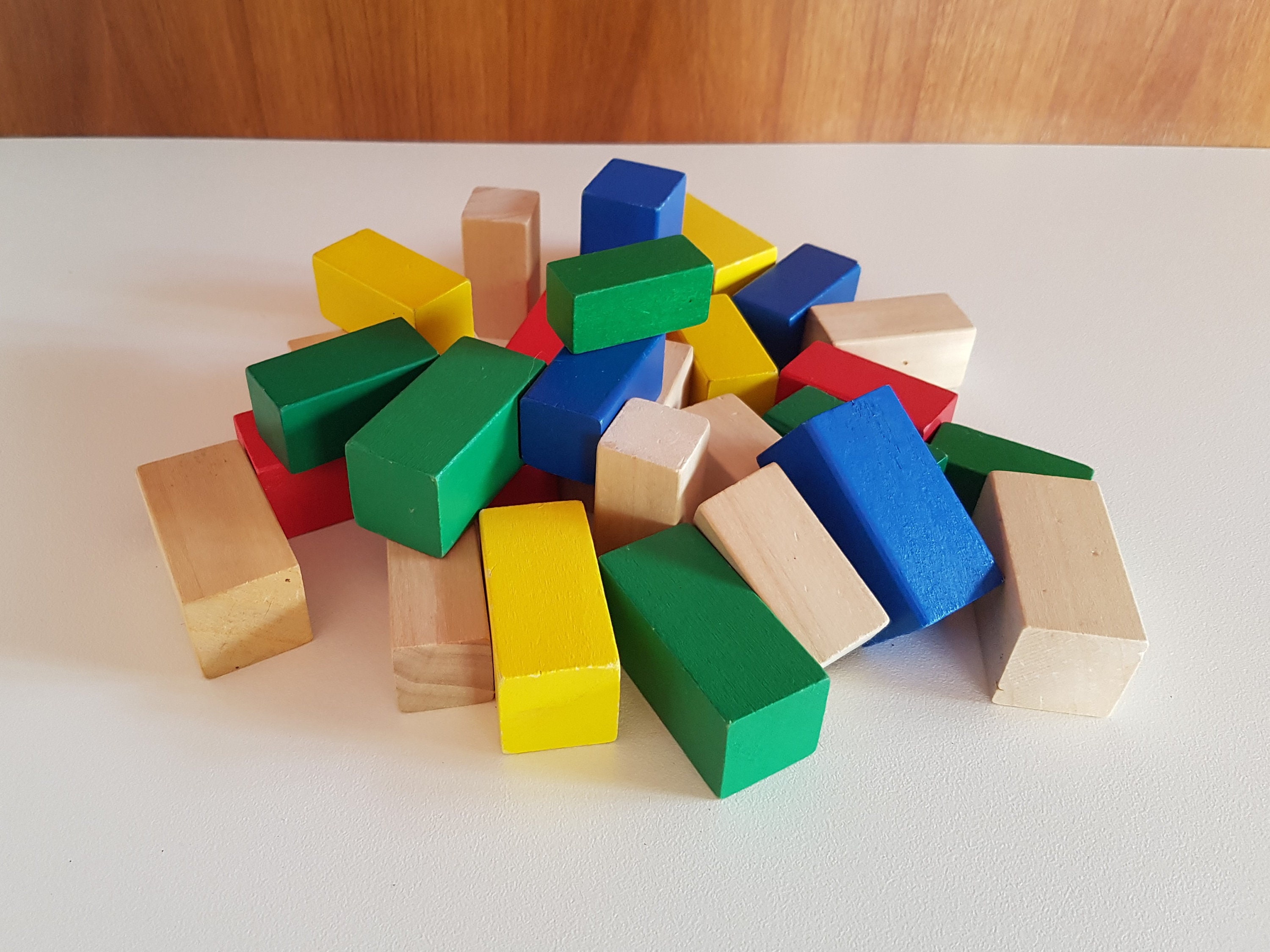 Kikkerland Design Stack & Mix Wooden Building Blocks