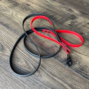 Two Tone Beta Biothane Leash With Handle 5 8 Width Waterproof