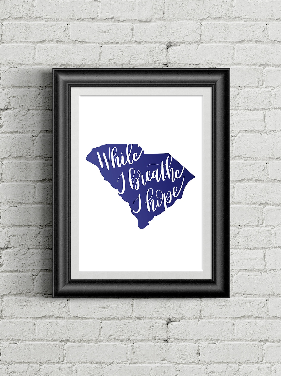 South Carolina Wall Art Printable Download Digital Print Etsy