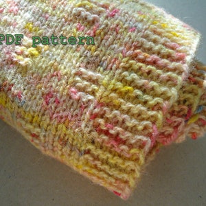 Beginner Knitting Pattern / Easy Knit Blanket Pattern / Knit Blanket Pattern / Instant Download Pattern