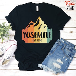 Yosemite Shirt, Yosemite, Yosemite National Park Shirt, Half Dome, Vintage, Retro, Gift, T-Shirt