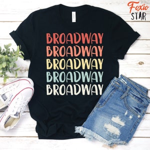 Broadway Vintage T-Shirt, Theatre Shirt, Theatre Gift, Broadway Shirt, Musical Shirt, Broadway Musical, Hamilton