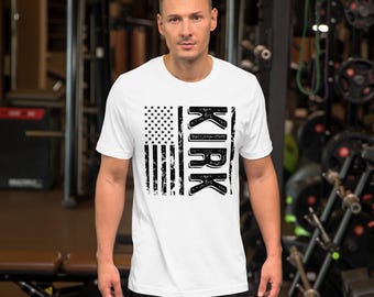Charlie Kirk USA Flag T-Shirt: Political Supporter Apparel