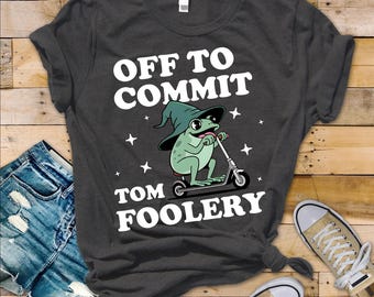 Zabawna koszulka z memem czarodziejskiej żaby - Wyjście na kompromis Tom Foolery