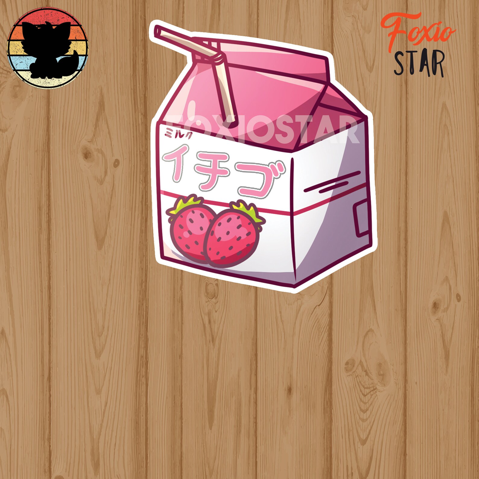 Cute Japanese Milk Carton Sticker / Japan Milk Sticker / Etsy