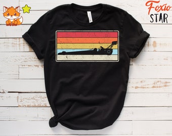 Vintage Drag Racing T-Shirt: Speedway Car Gift