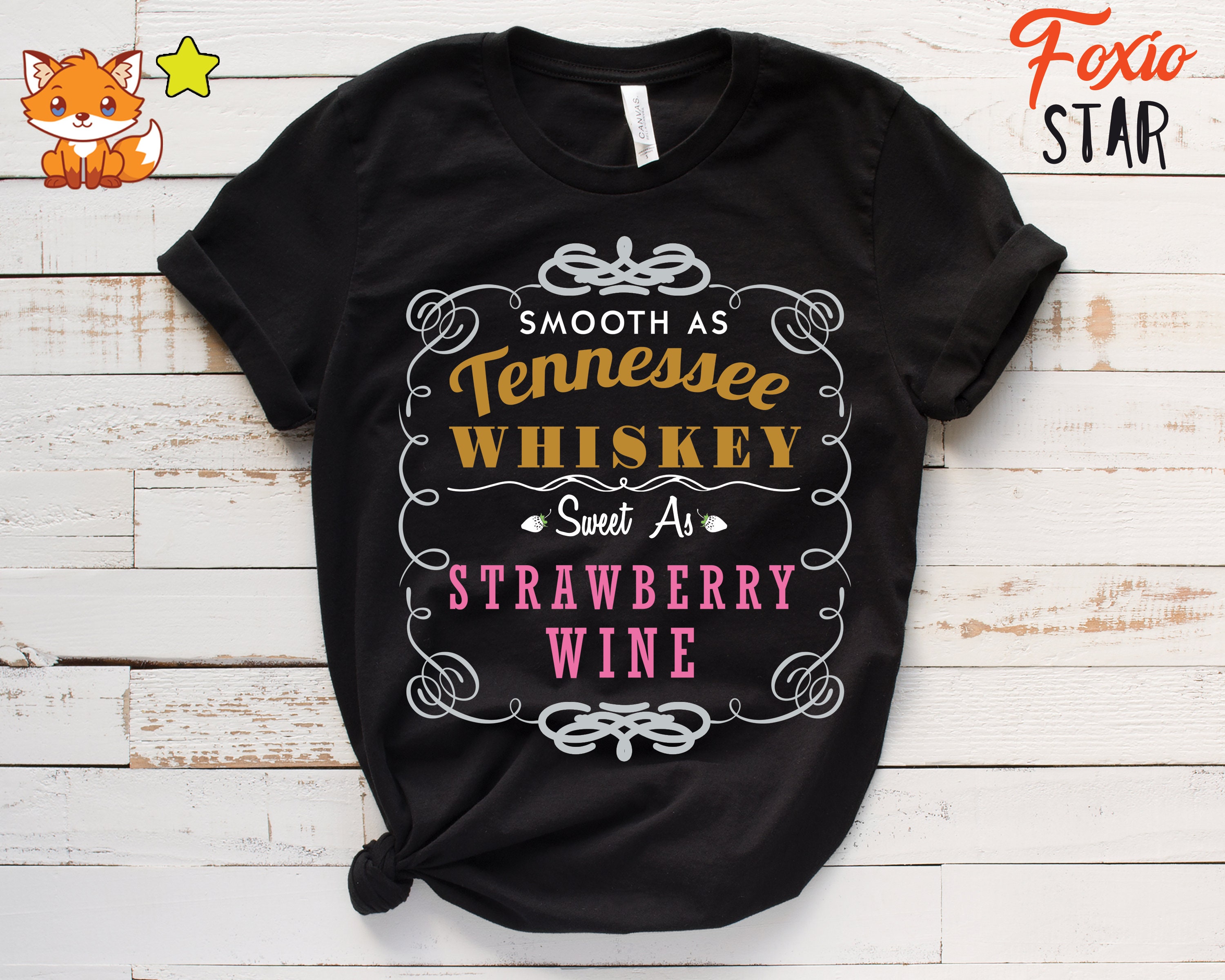 tennessee whiskey strawberry wine shirt