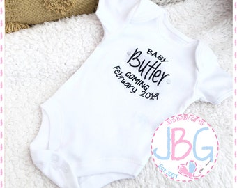Funny Embroidered Personalised Vest Baby Shower Gift I was sooooo worth the wait