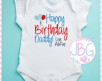 Romper Denmark Dad Father I LOVE DANISH DADDY Novelty Themed Baby Grow