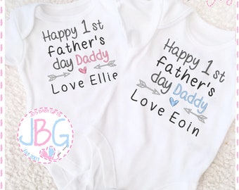 i love my daddy baby vest