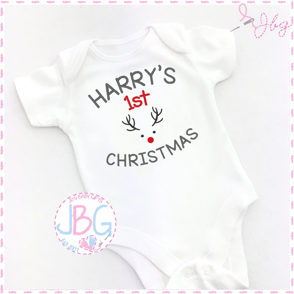 personalised baby 1st christmas