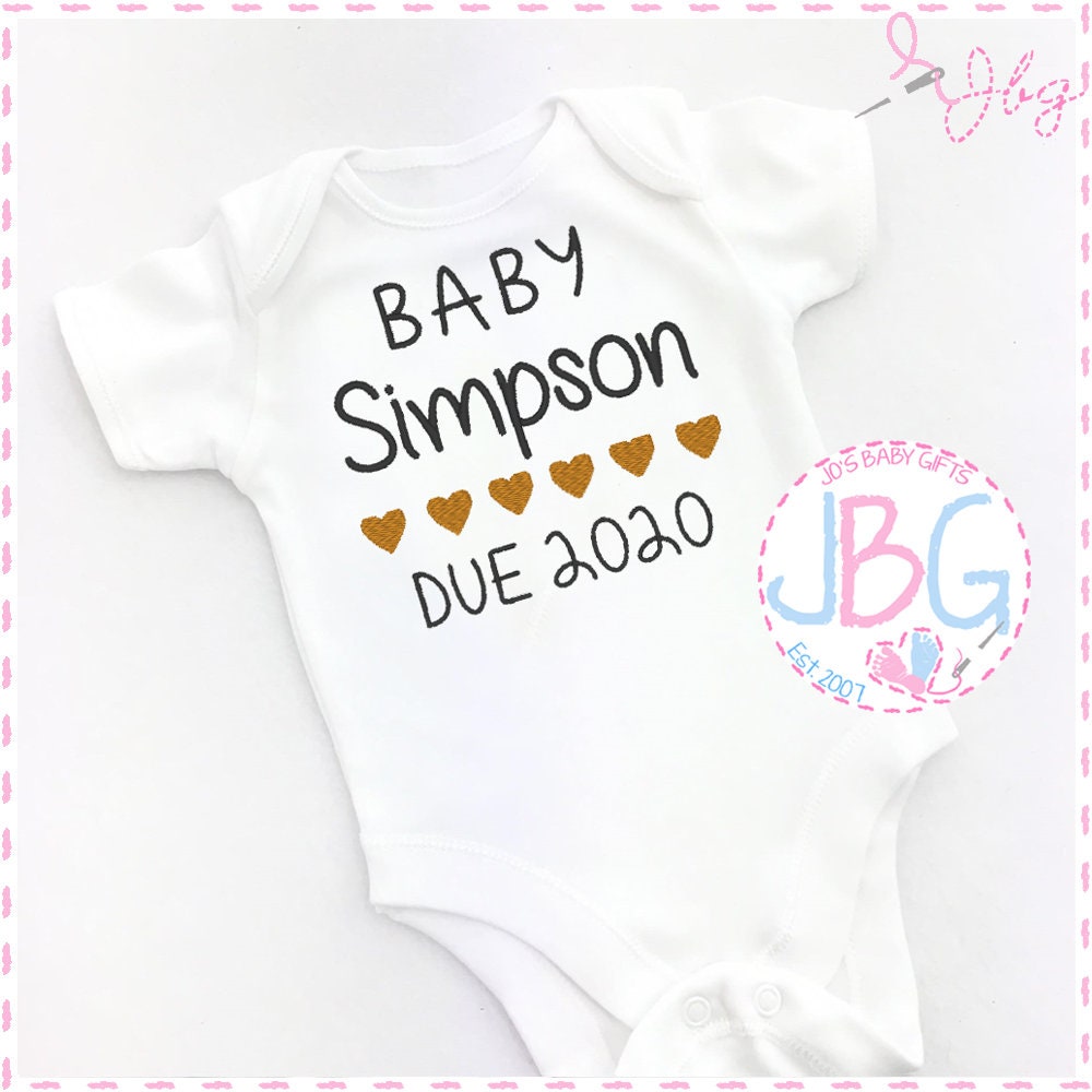 personalised baby vests