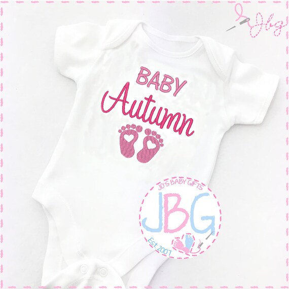 Personalised Baby Girls Vest 