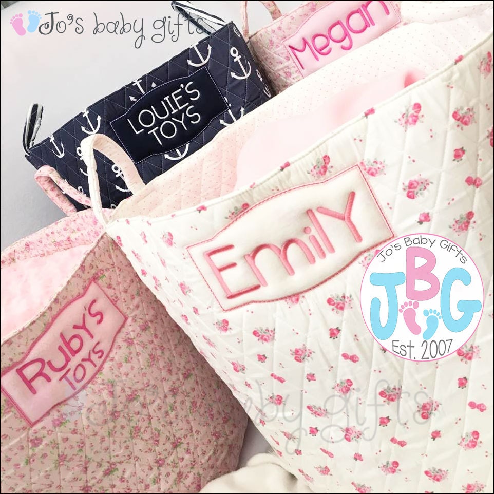 personalised toy storage basket