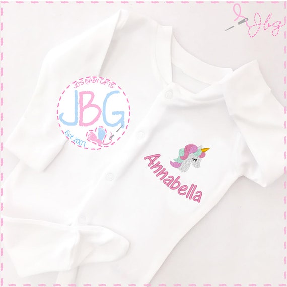 unicorn baby grow