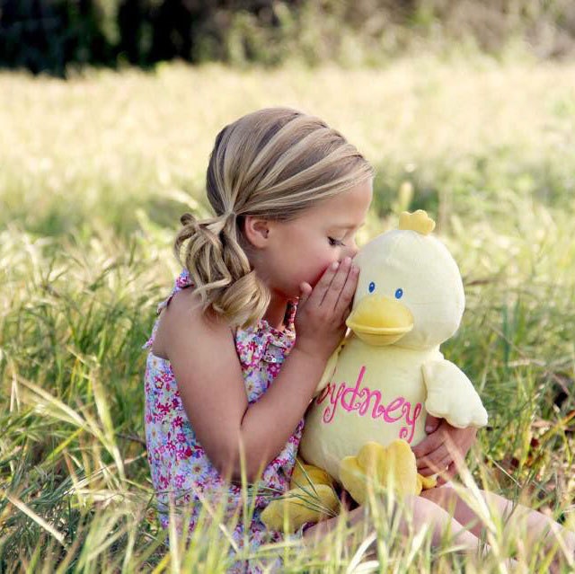 personalised duck teddy