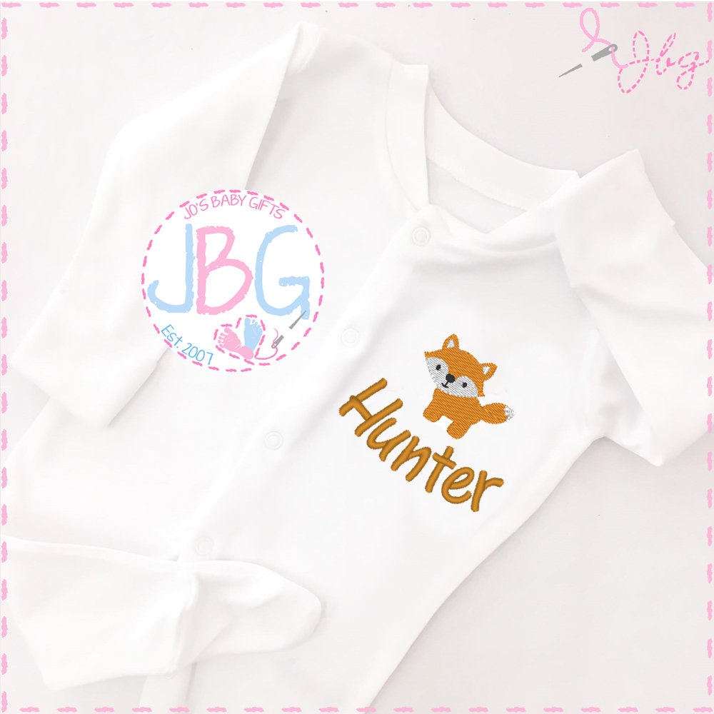 personalised christening baby grows