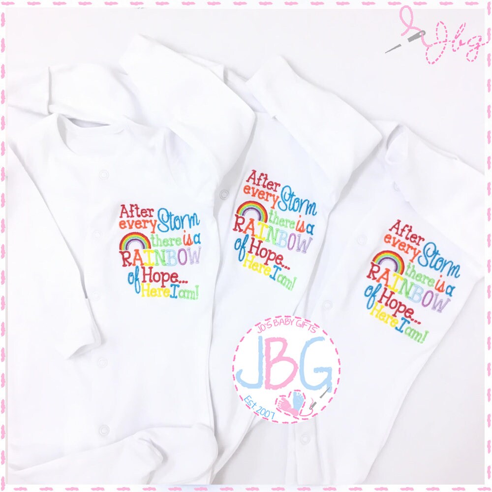 rainbow sleepsuit newborn