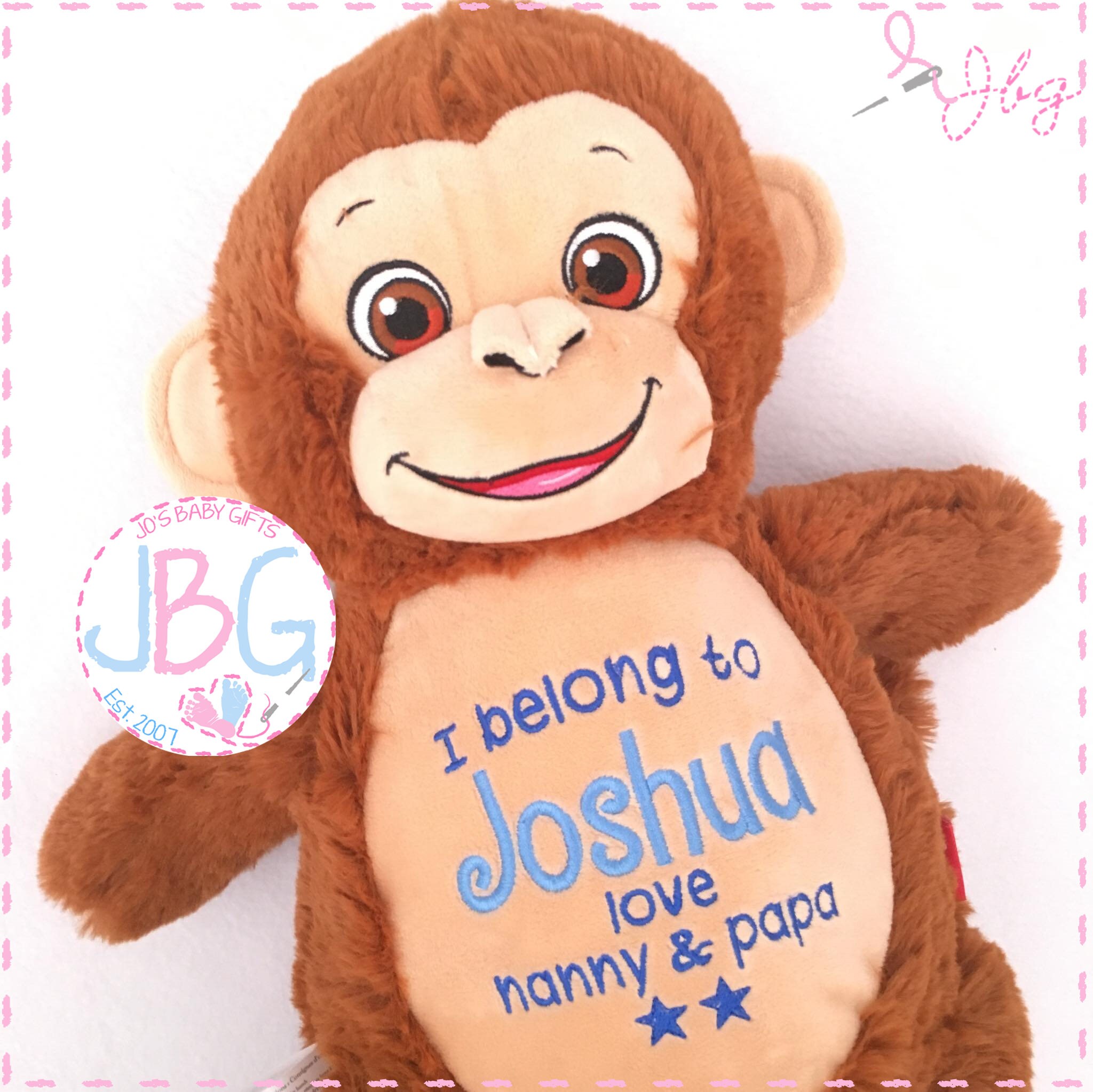 personalised fox teddy