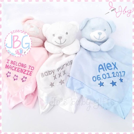 personalised baby snuggle blanket