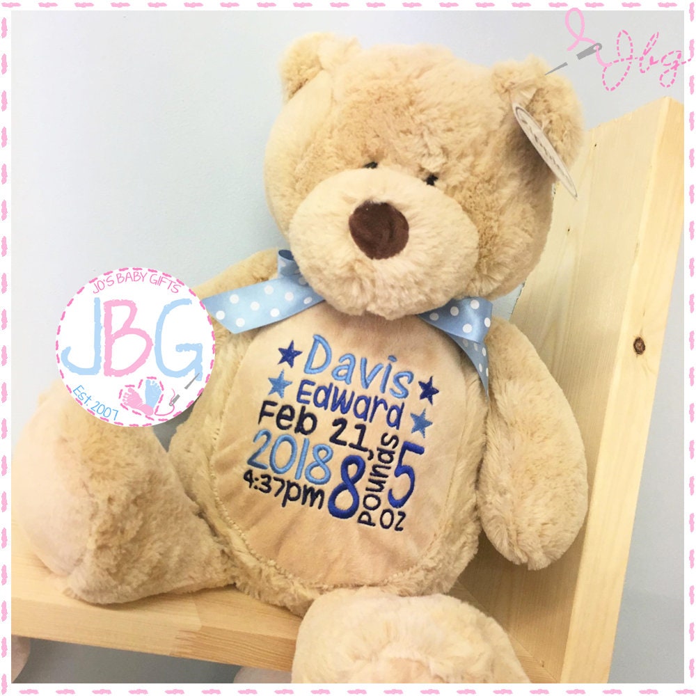 personalised embroidered teddy bears