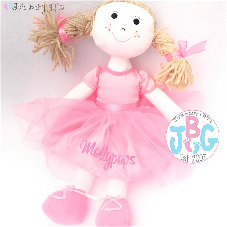 personalised ballerina doll