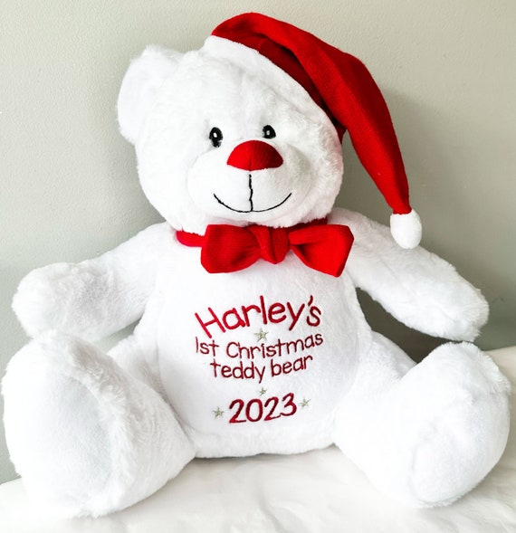Personalised christmas sale bear