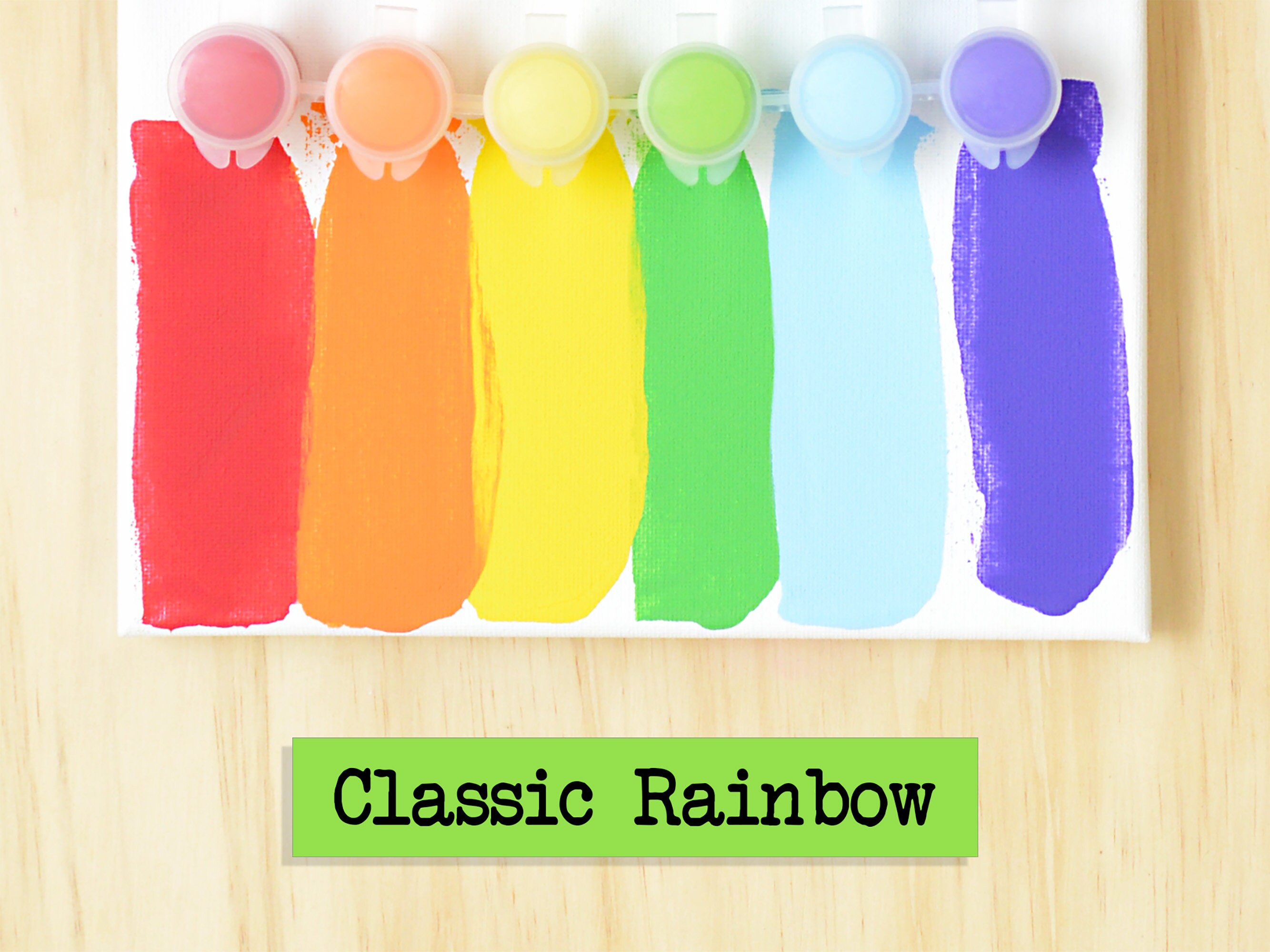 Kids Paint Set, Paint Pot Strips, Trendy Paint Colors, Prefilled Paint