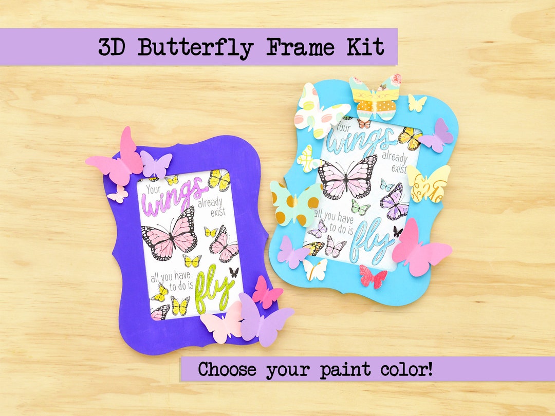 Toddler Craft Kit, Girls Party Favor, Wood Craft Kit, Kids DIY Craft