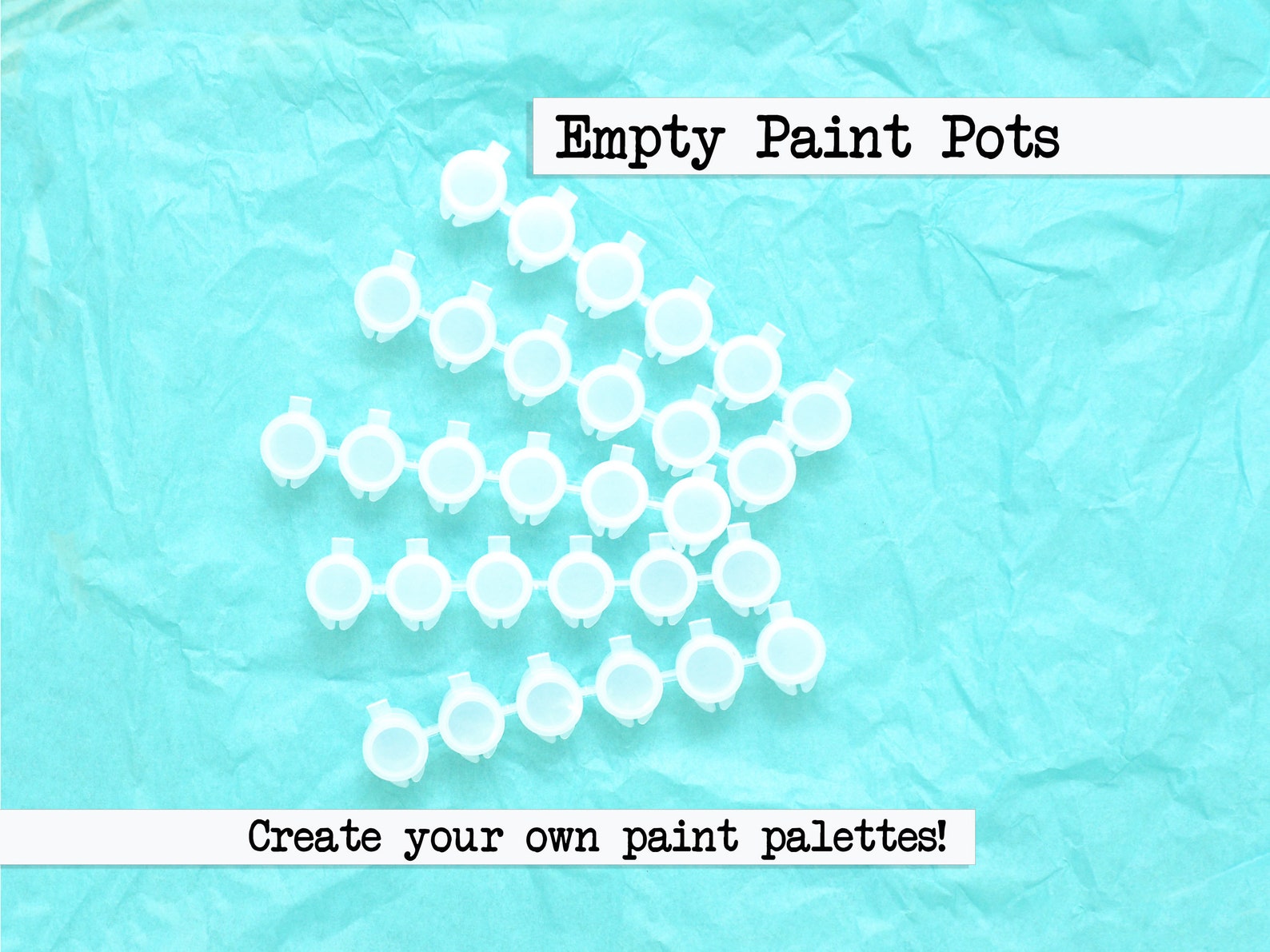 Paint Pot Strips 5ML 6 Pot Strips Empty Paint Pots Bulk Etsy