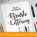 Natasha Shan reviewed Brush Hand Lettering Worksheets | 33 practice Sheets | Guide for Beginner | Brush Lettering Workbook | Printable | Learn Calligraphy | B1
