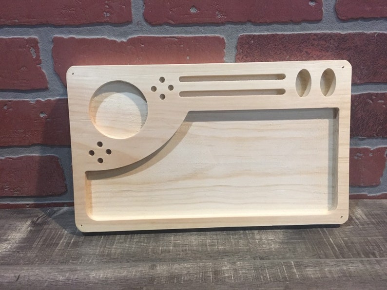 Blank wood rolling tray create your own design it yourself Etsy