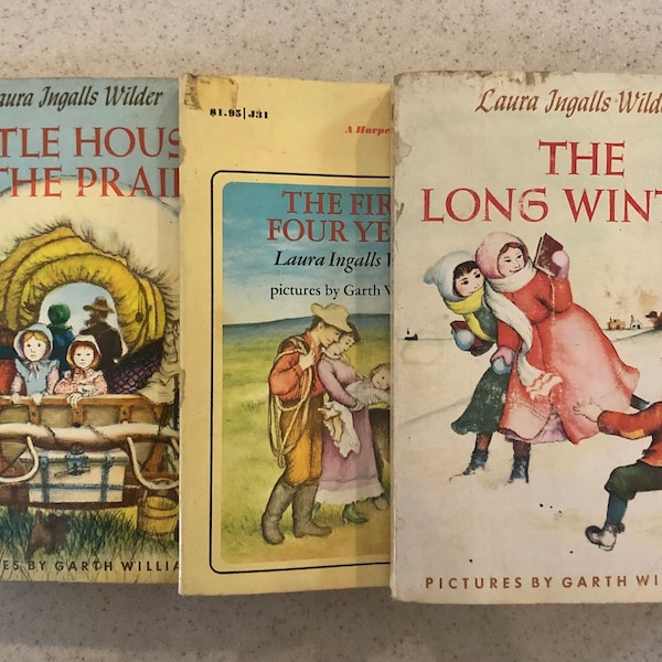 Little House on the Prairie Books (3) Laura Ingalls Wilder